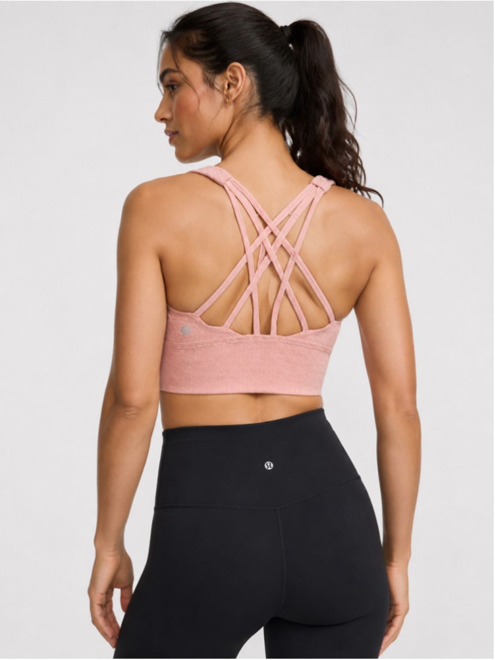 Lululemon Energy Bra Longline Spiced Chai Textured – Size 4